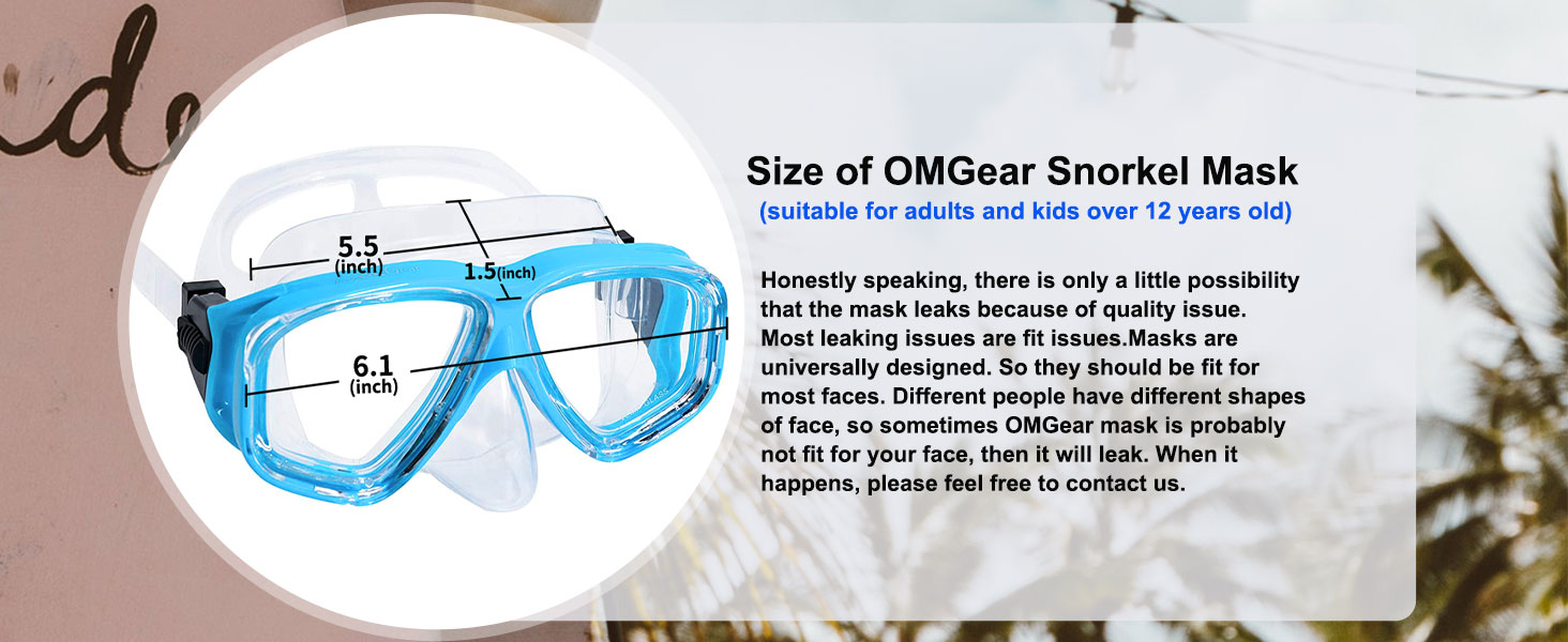 women diving mask