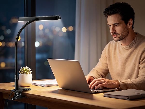 Glocusent clip on light for Desk Work