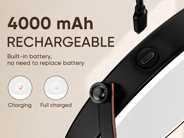 light mirror makeup charge