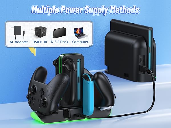 switch pro controller charging dock