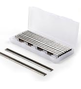 Mikikit Woodworking Planer Blades Replacements Alloy Hard Planer Blade Efficient Cutting Performance