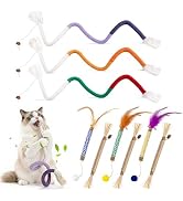 KesterlsShopping Silvervine Sticks for Cats and Cat Chew Rope Toy for Dental Care Teeth Cleaning,...