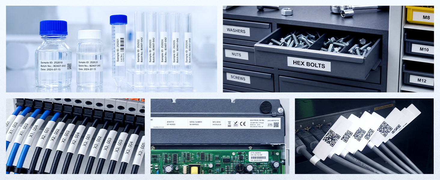 label maker printer wire cable labeling it network cabling portable