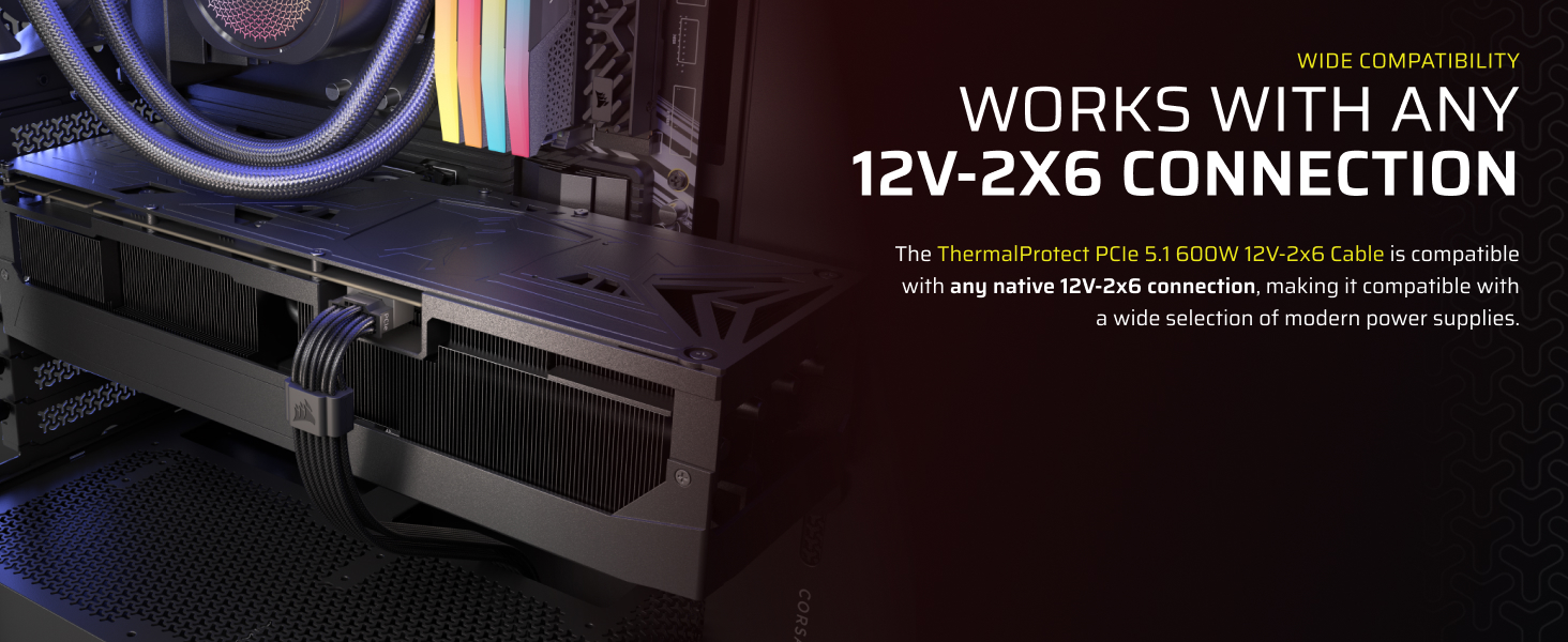 ThermalProtect Universal 12V-2x6 Cables