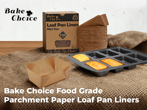 mini loaf pan liners