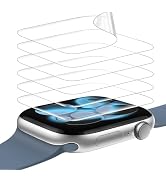 JULK 6-Pack for Apple Watch Series 11 Screen Protector 42mm, Flexible Film Non-Bubbles Soft TPU F...