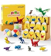 ARTPAR Air Dry Clay Kits,Dinosaur Modeling Magic Clay for Kids,12 Box Dinos DIY Art Crafts Kit,Sa...