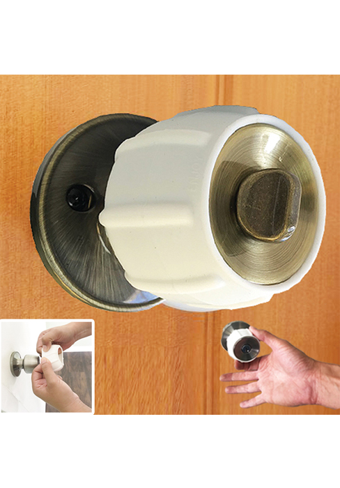 4pack universal doorknob grip white