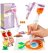 Caydo 2Pack 5mm Fuse Bead Pen, Purple Fuse Beads Dispenser for Home DIY Decor, Parent-Child Inter...