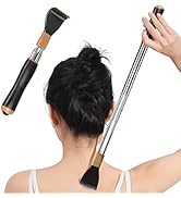 Back Scratcher Extendable for Man Women with Double Pole, Relieve Itching Scalp Scratching, Porta...