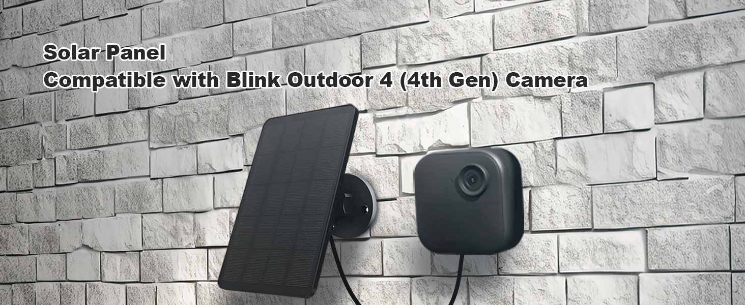 solar panel for blink