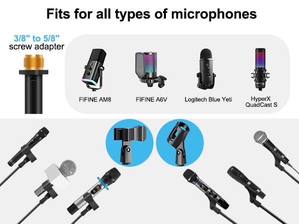 Mic Stand with Boom Arm