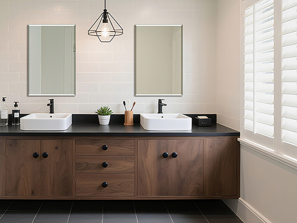 bathroom mirror