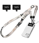 Icycay Phone Lanyard Crossbody, Cell Phone Lanyard for Around The Neck Adjustable Phone Strap, Cu...