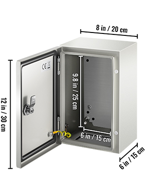 hinged junction box