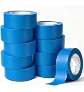 SEBETOW 10 Rolls Painters Tape 2 inch Bulk Painter Tape Blue Wide Roll, Blue Masking Tape, 2 Inch...