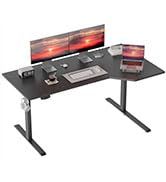Mericonia L-Shaped Standing Desk with Cable Management, Corner Stand Up Desk, Electric Adjustable...