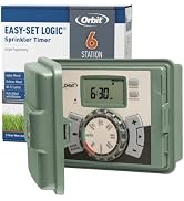 Orbit 57896 6-Station Outdoor Swing Panel Sprinkler System Timer