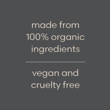 made from 100% organic ingredients