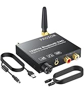 PROZOR 192kHz Digital to Analog Audio Converter with 5.0 Bluetooth Receiver,Optical to RCA Conver...