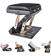 Leermart Adjustable Footrest with Removable Soft Foot Rest Pad Max-Load 120Lbs with Massaging Bea...