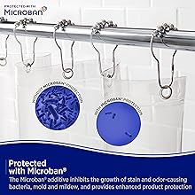 Microban_Medium Weight PEVA Shwr Liner_Treated_Clear
