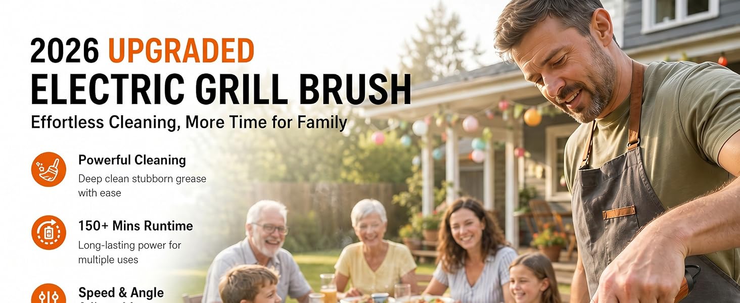 Electric Grill Brush - 1