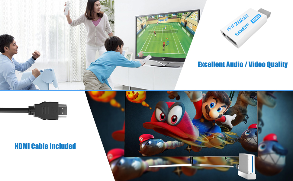 Eanetf Wii to HDMI Converter