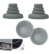 Qurbuns 4 PCS Car Door Silicone Cushion Pads, Gasbag Shock Absorber, Car Door Anti-Collision Buff...