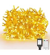 Selarlyt 264 FT 800 LED Christmas Lights with 8 Modes Remote Indoor Christmas String Lights,Warm ...