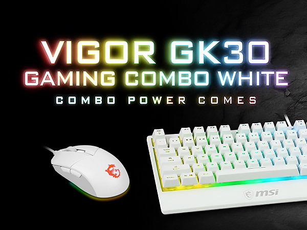 Vigor GK30 COMBO WHITE US
