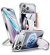 Shields Up for iPhone 17 Pro Max Case with Stand, 17 Pro Max Phone Case Clear with Ring Holder & ...