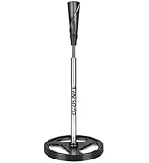 SPOYNAL Portable Batting Tee, Adjustable Tee for Baseball/Softball - Adjustable Height, Hand-Roll...