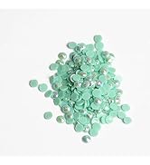 AB Round Diamond Painting Bead, AB Drill Mint Green Single Color 964, 1000PCS