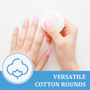 ForPro Pure & Natural Stitched Cotton Rounds 400-Count