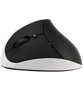 CHUYI Left-Handed Mouse, Ergonomic Vertical Rechargeable Wireless Mouse, 6 Buttons, Optical and P...