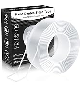 MS WGO Double Sided Tape-Heavy Duty Mounting Tape 1.18in x 9.85ft Removable Double Sided Mounting...