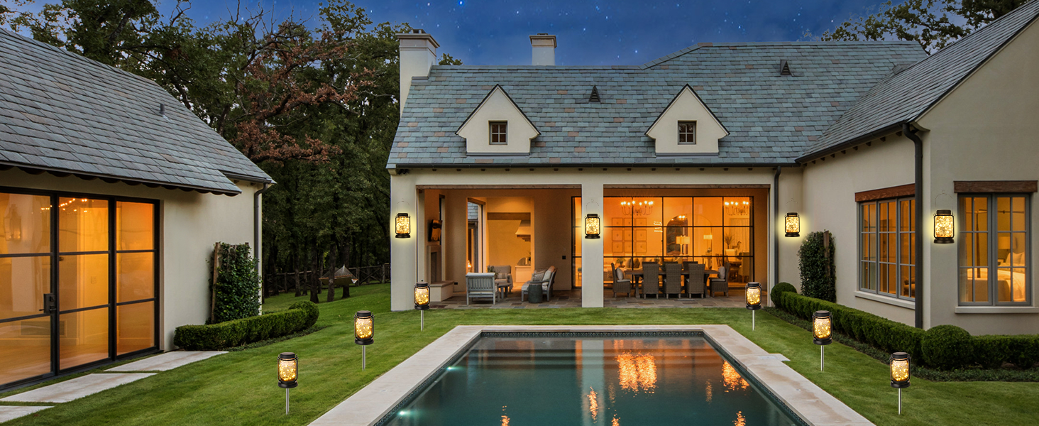 solar porch lights outdoor