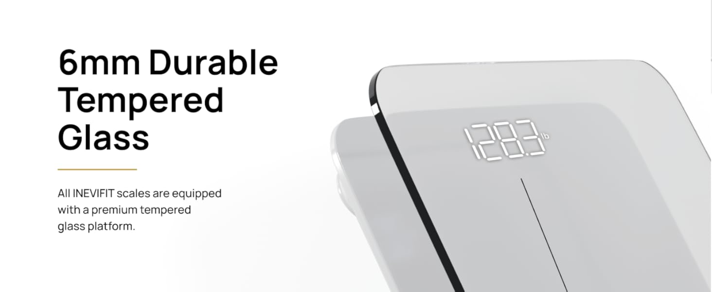 I-BS005 - INEVIFIT - Best Digital Bathroom Scale - Premium A+