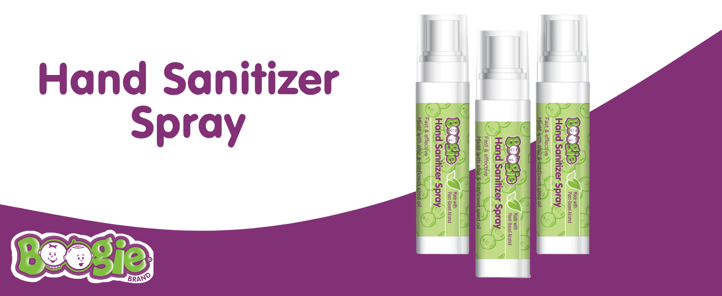 boogie hand sanitizer antibacterial sprays