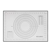 24x16" black Silicone Pastry Mat