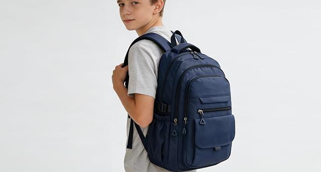 Navy Blue Backpack