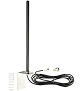 Boobrie 433MHz Antenna with Wall Mount Bracket 9.84ft RG58 Cable SMA Male + F Male Garage Door Ga...