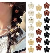ANBALA 20 PCS Mini Hair Clips for Women Flower Claw Clips for Girls Cute Clips for Thin Thick Cur...