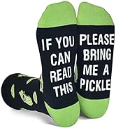 GOLIN If You Can Read This Funny Saying Non-Slip Socks, Novelty Gifts for Men Women Teens Food Lover