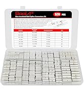 BAALA 520 PCS Non Insulated Butt Connectors Kit,26-8 Gauge Butt Splice Connector Uninsulated Wire...