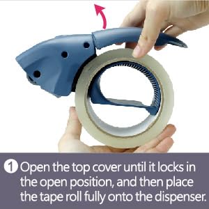 Heavy Duty Packing Tape, Shipping Tape, Packaging Tape, Packing Tape Dispenser Gun for Packing Boxes