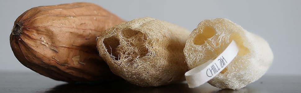 3 types loofah brown