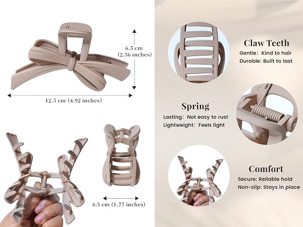 Cute Bow Claw Clip