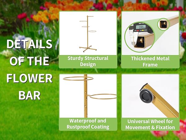 flower cart display stand with wheels flower display stand flower cart
